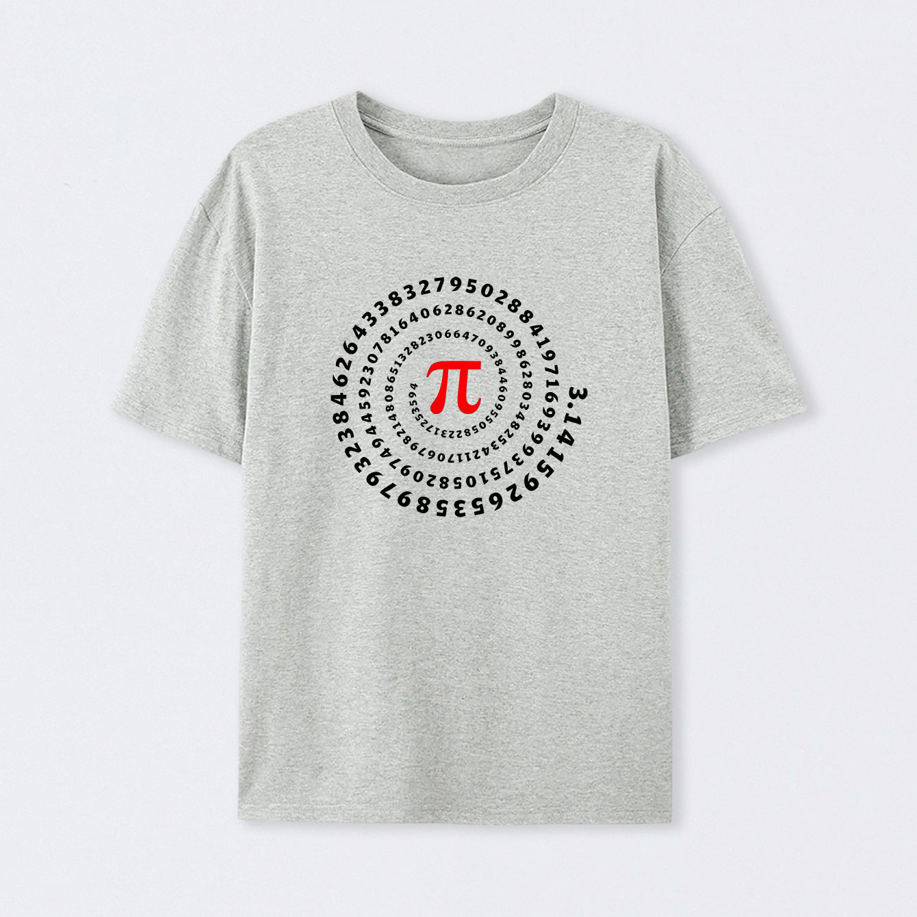 Grey Pi Science Number Sequence Classic T-Shirt