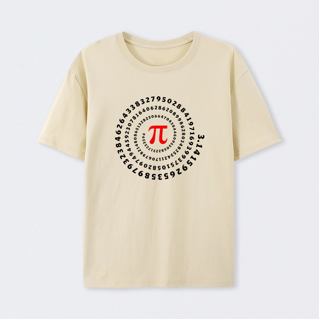 Cream Pi Science Number Sequence Classic T-Shirt