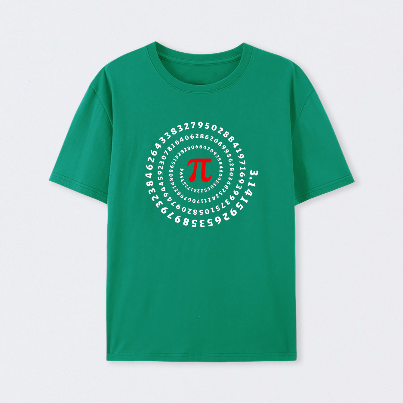 Green Pi Science Number Sequence Classic T-Shirt