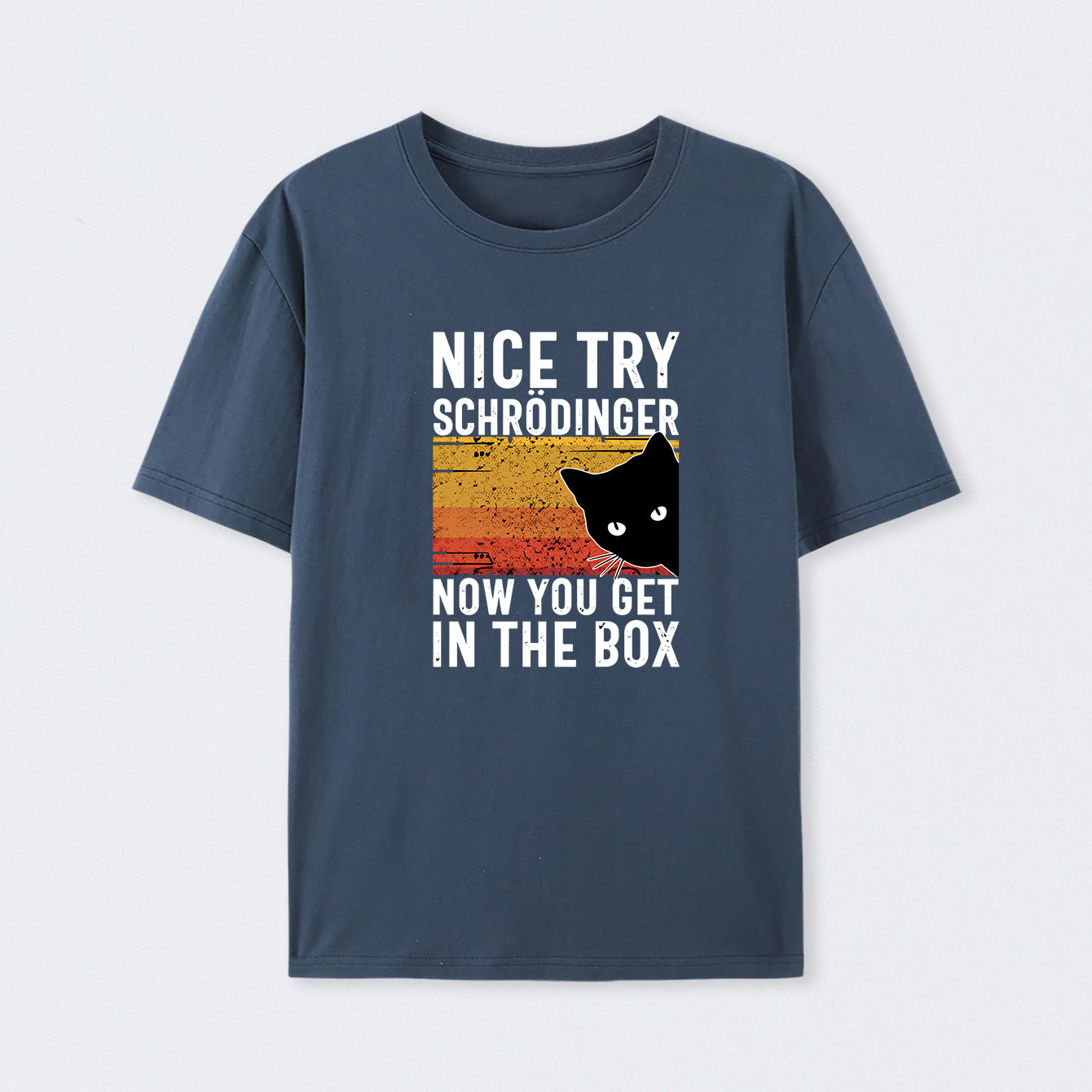 Navy You Get Schr?dinger's cat In The Box T-Shirt