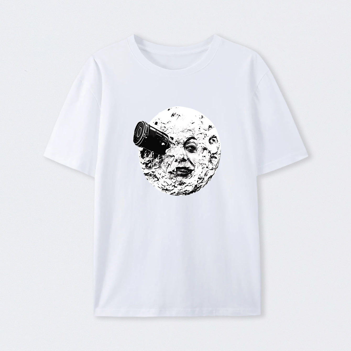 White Le Voyage Dans La Lune T-Shirt