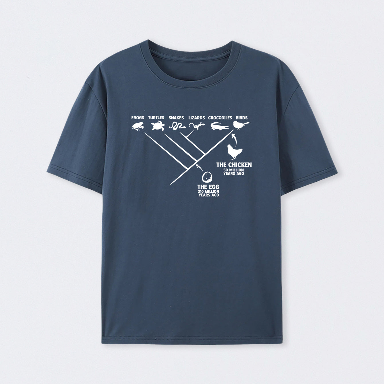 Navy The Chicken And The Egg T-Shirt