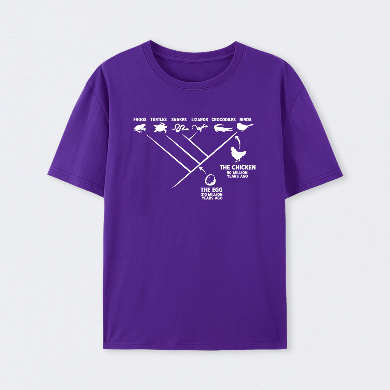 Purple The Chicken And The Egg T-Shirt