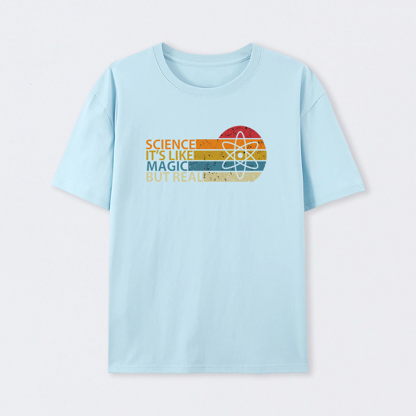 Light Blue Science It's Like Magic But Real Science T-Shirt