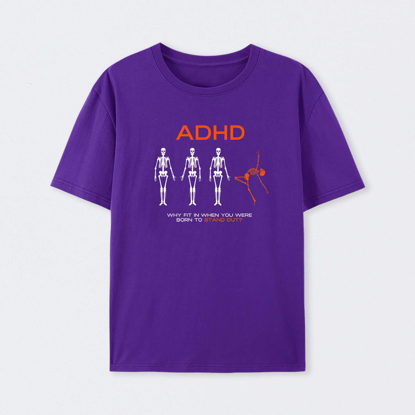 Purple ADHD AWARENESS T-Shirt
