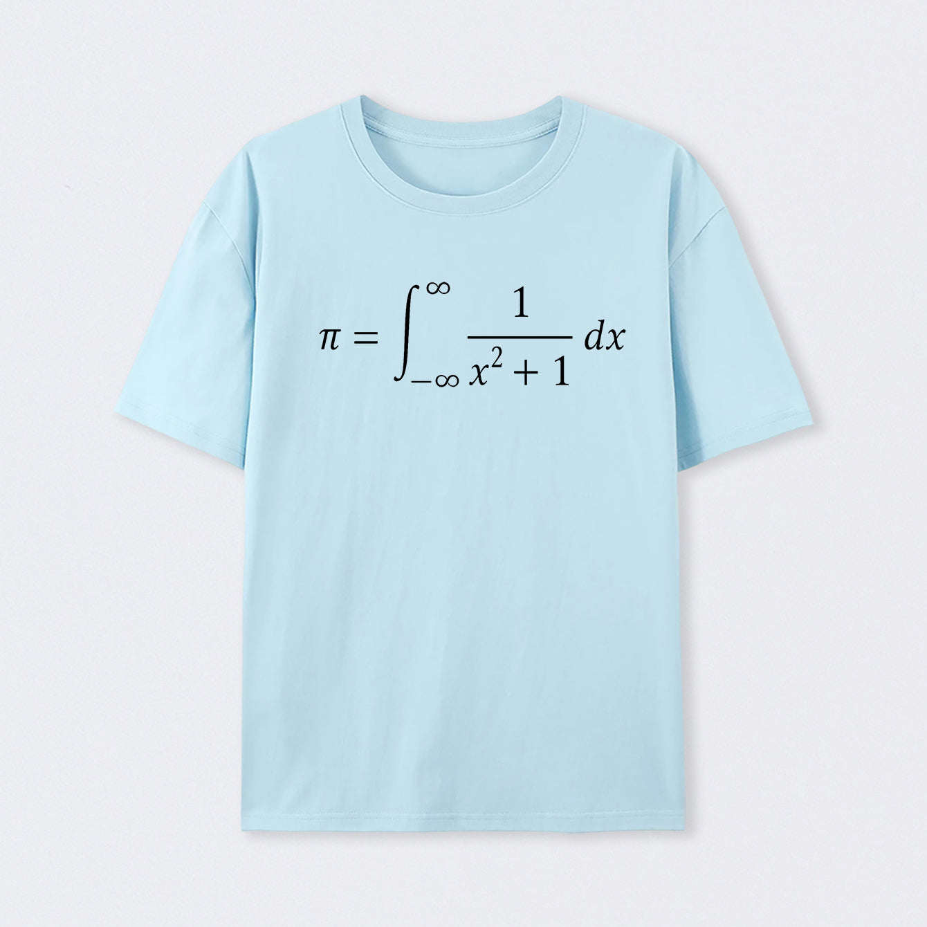 Light Blue The Constant Number Pi T-shirt