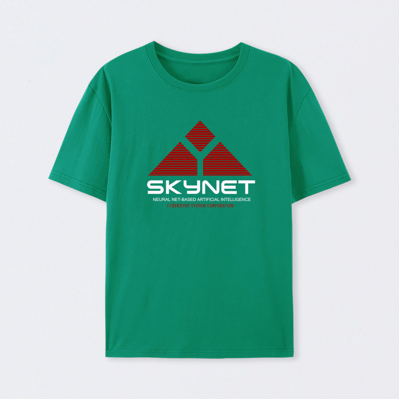 Green Skynet Neural Net Based Artificial Intelligence T-Shirt