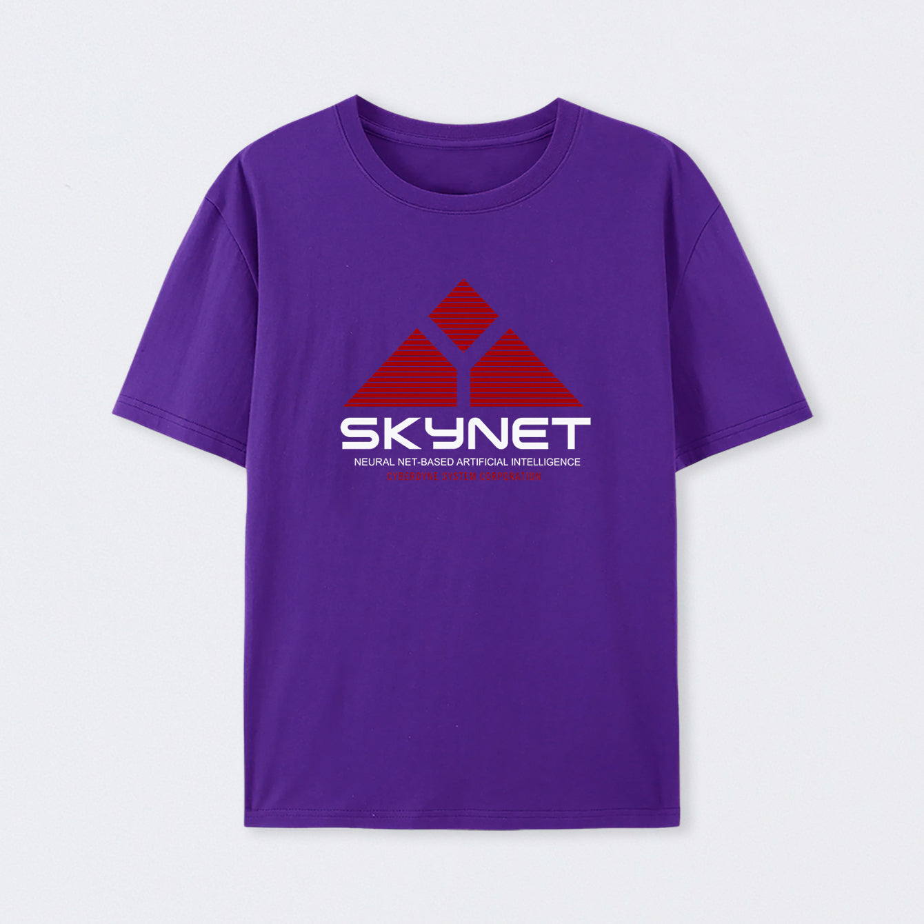 Purple Skynet Neural Net Based Artificial Intelligence T-Shirt