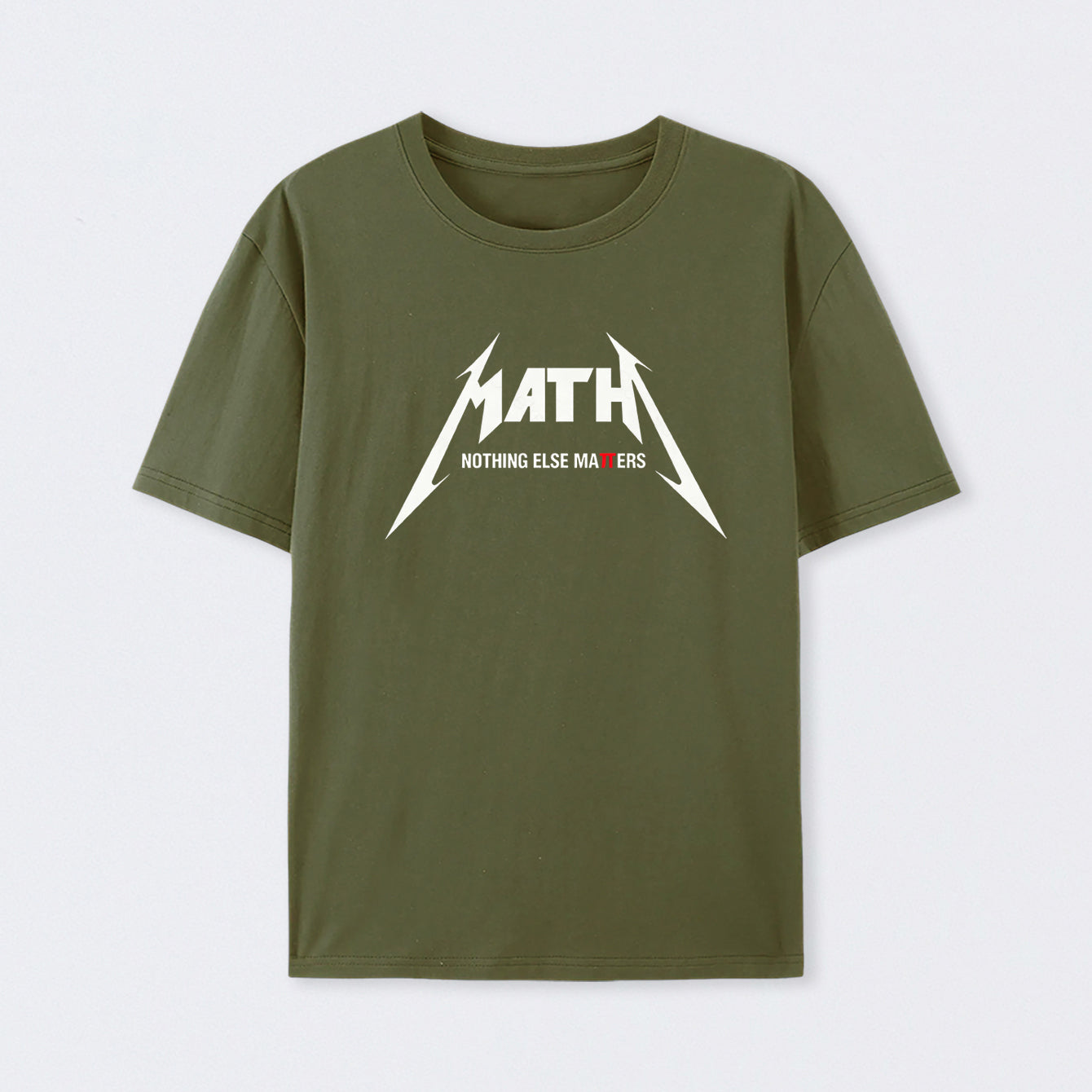 Army Green Math T-Shirt