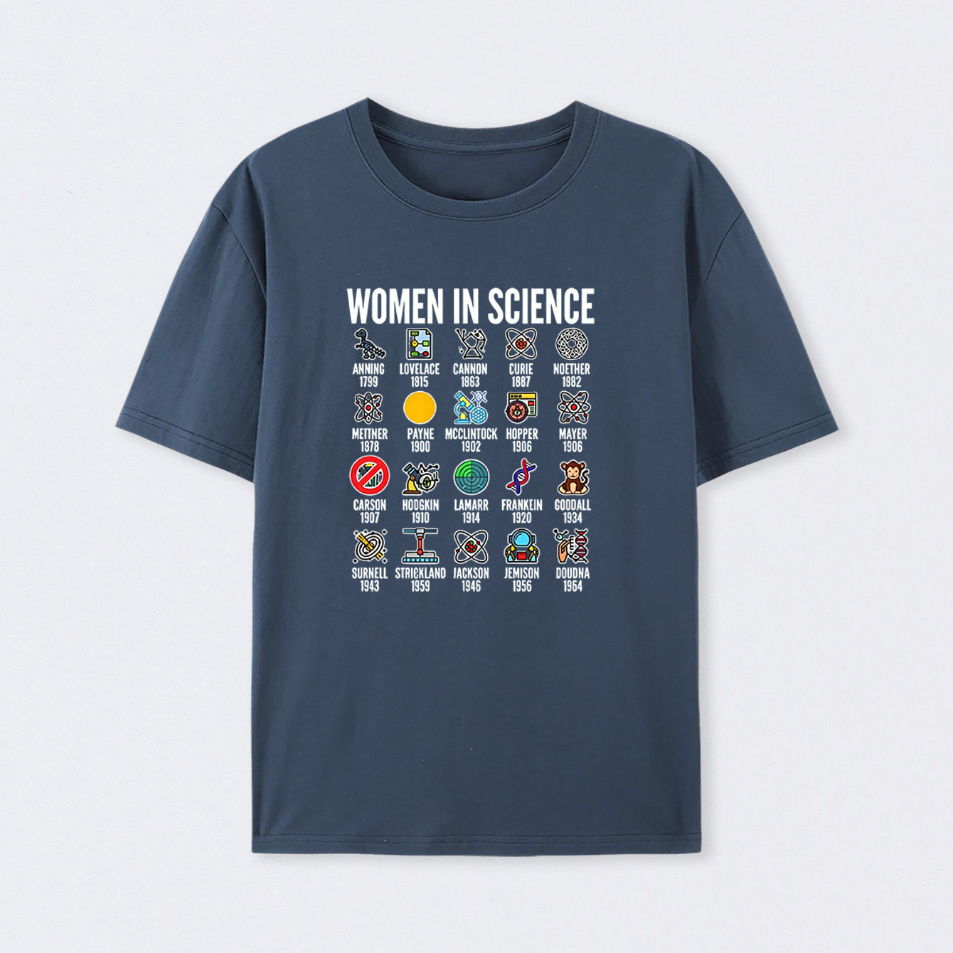 Navy Women in Science T-Shirt