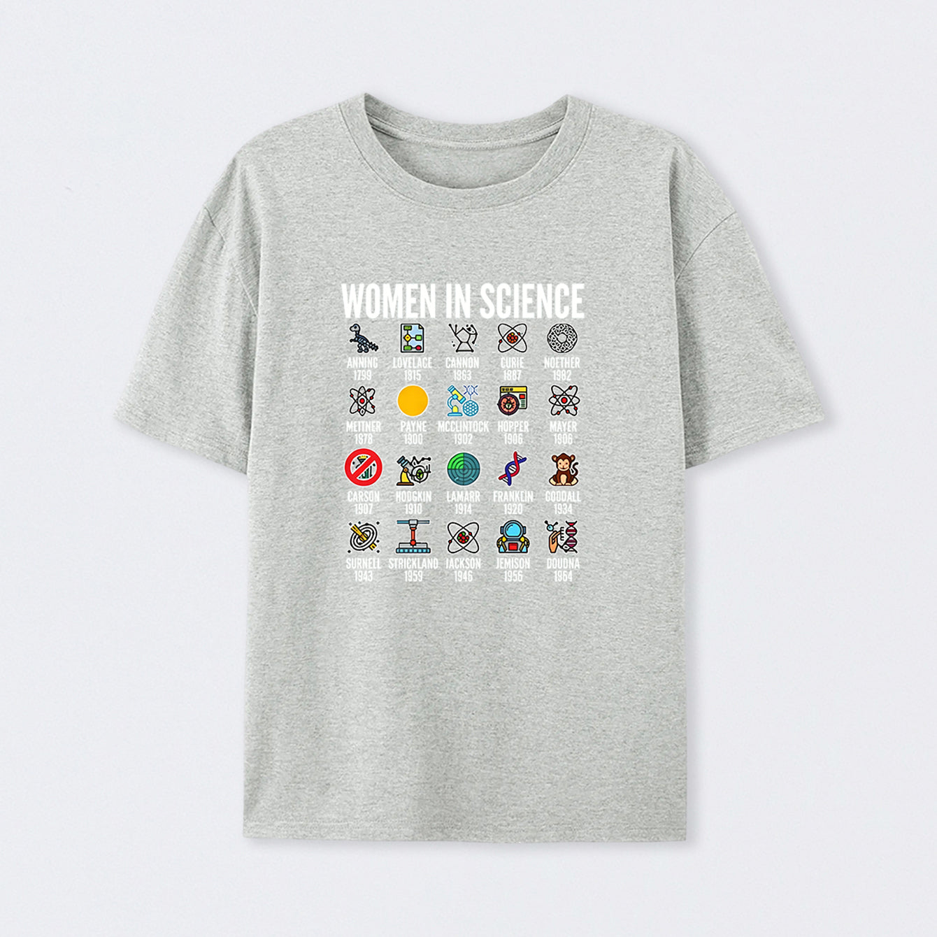 Grey Women in Science T-Shirt