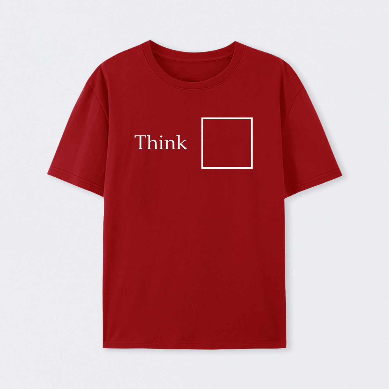 Red Think Outside the Box T-Shirt