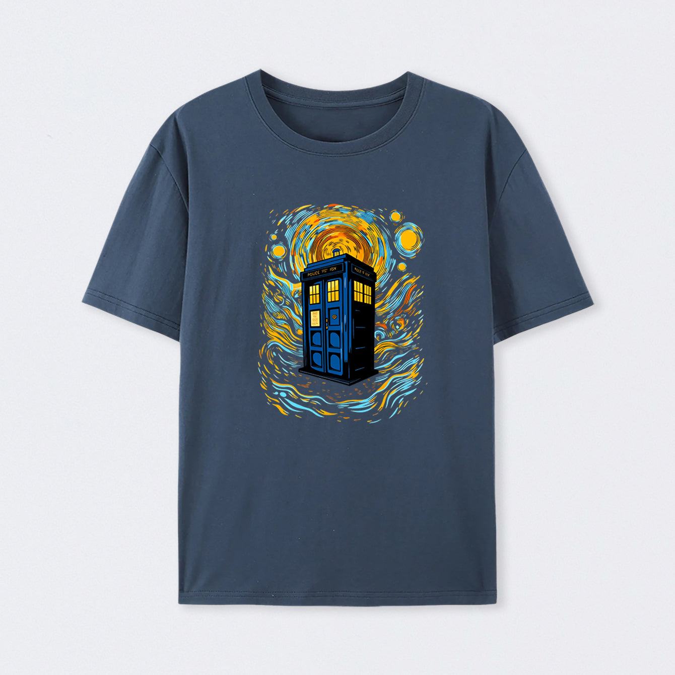 Starry Blue Box Cotton Unisex T-Shirt