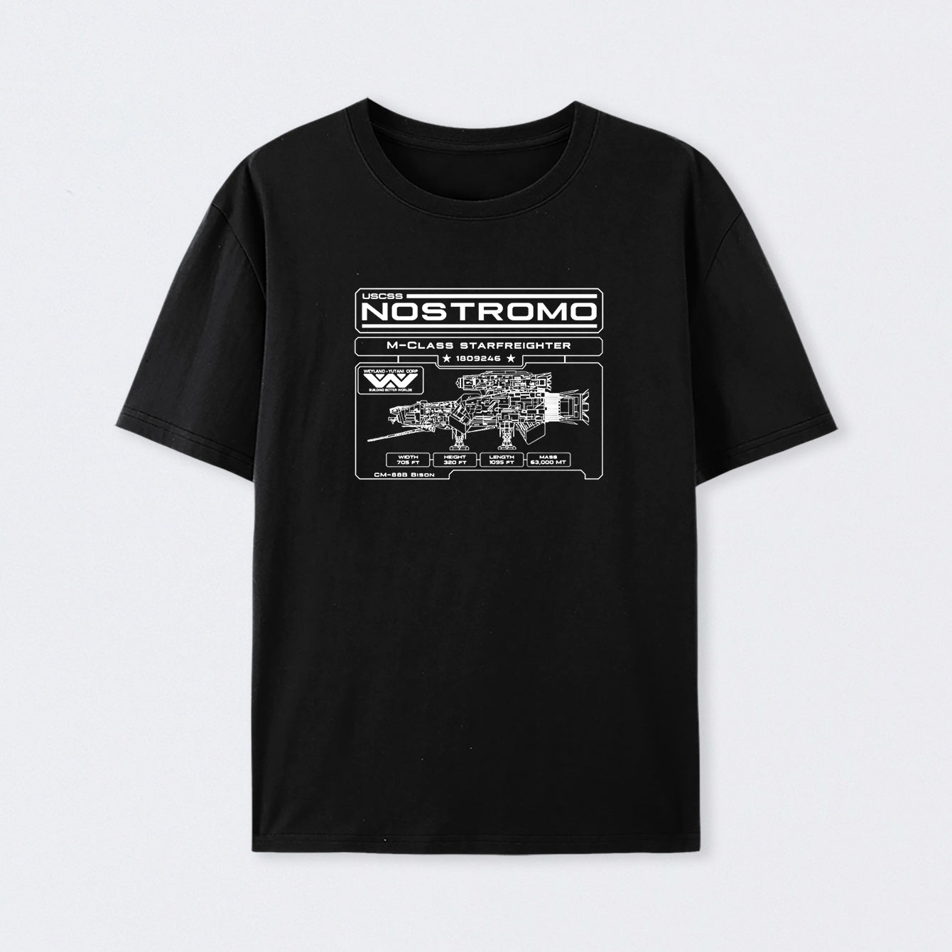 Nostromo Blueprint Cotton Unisex T-Shirt