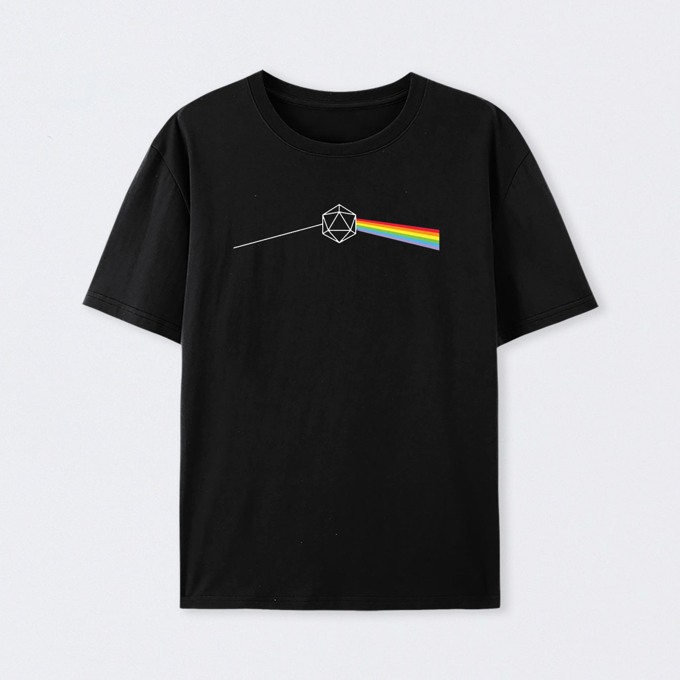 Dark Side of the Moon D20 Cotton Unisex T-Shirt
