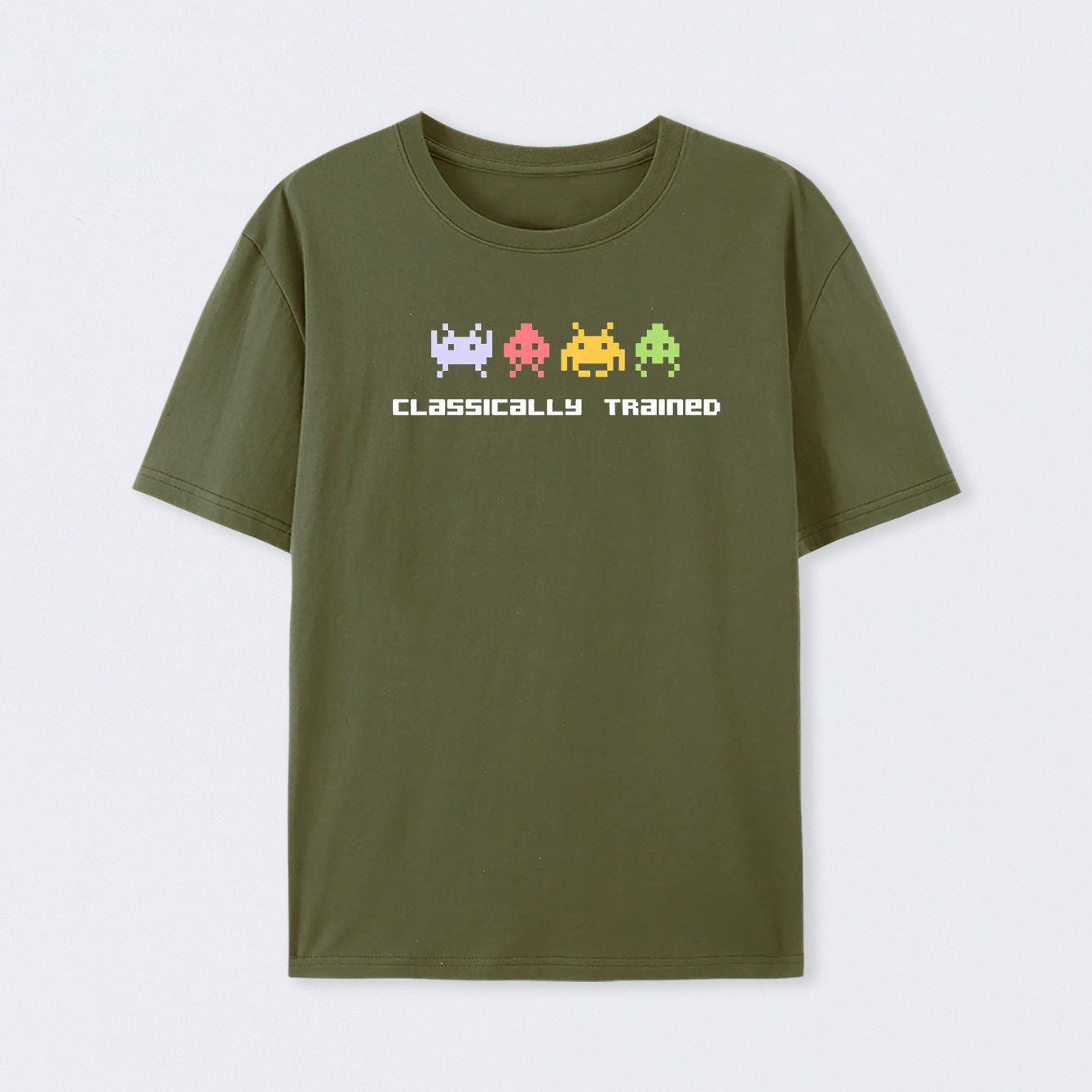 Classically Trained 8 Bit Geek Cotton Unisex T-Shirt