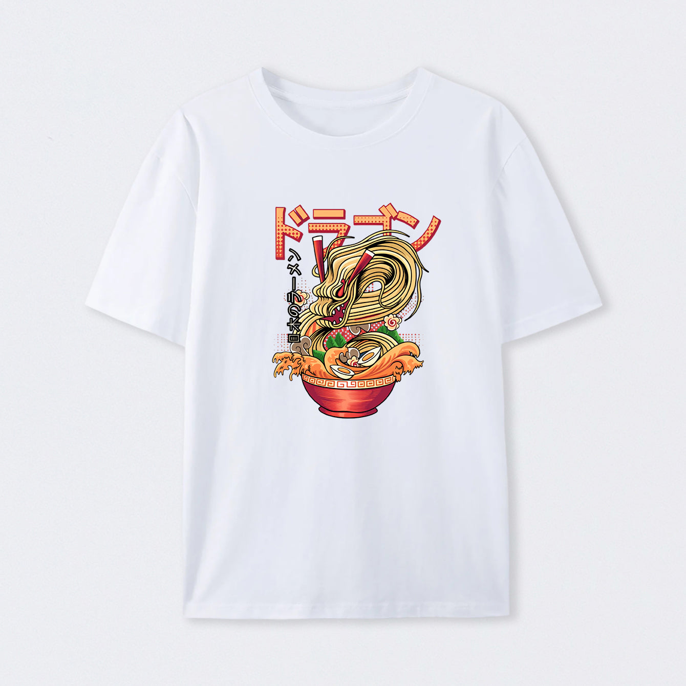 Japanese Dragon Geek Cotton Unisex T-Shirt