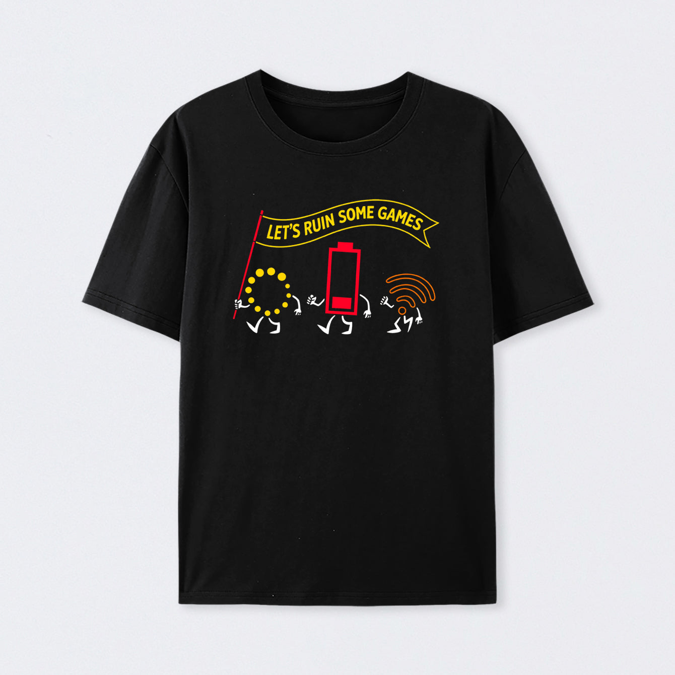 Let's Ruin Some Games Geek Cotton Unisex T-Shirt