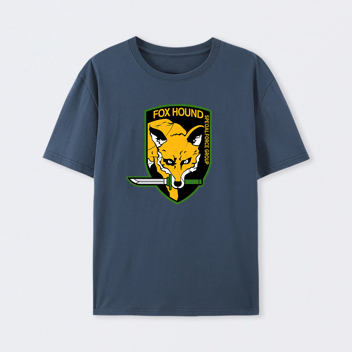 Metal Gear Solid Fox Hound Geek Cotton Unisex T-Shirt