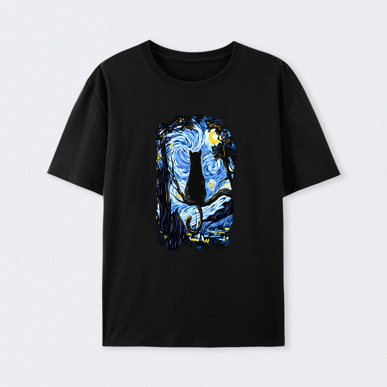CAT STARRY NIGHT T-Shirt