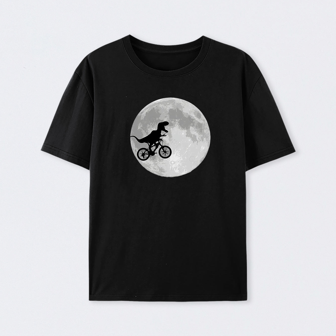 Dinosaur Bike and Moon T-Shirt