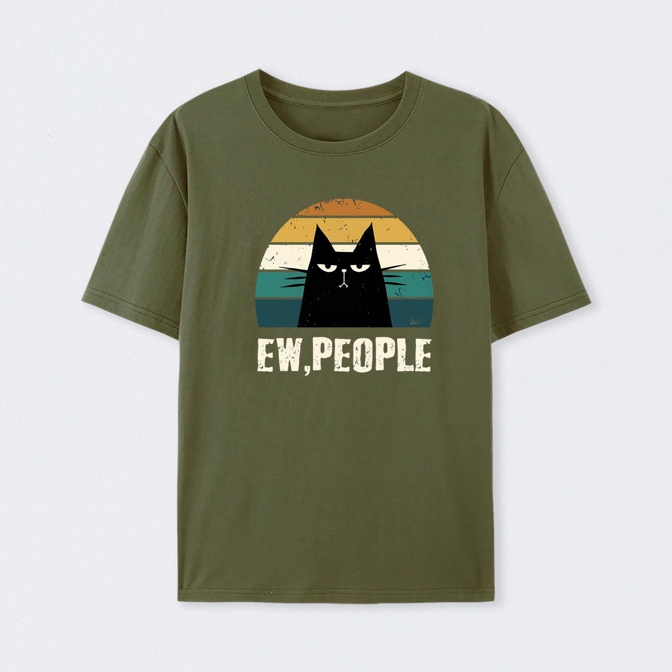 Ew People Funny Cat T-Shirt