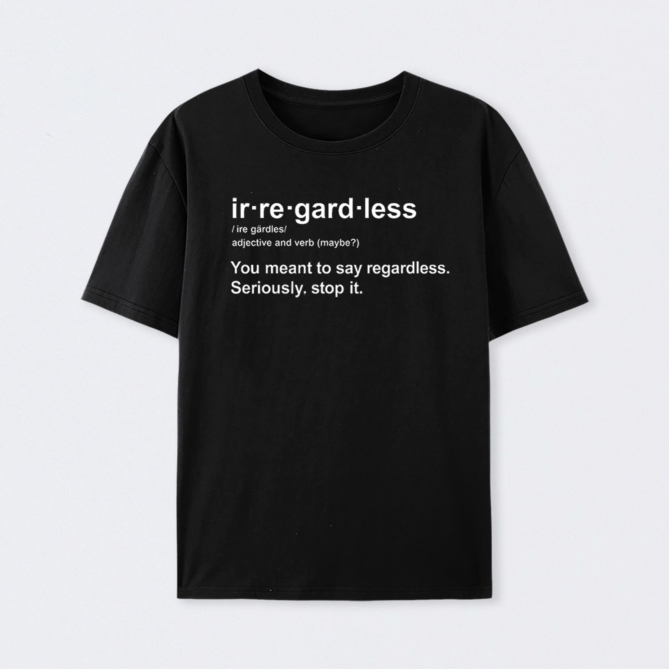 Stop It Cotton T-Shirt
