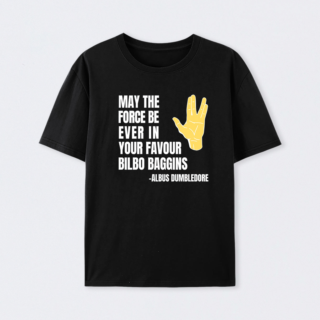 May The Force Be Ever In Your Favour Cotton T-Shirt