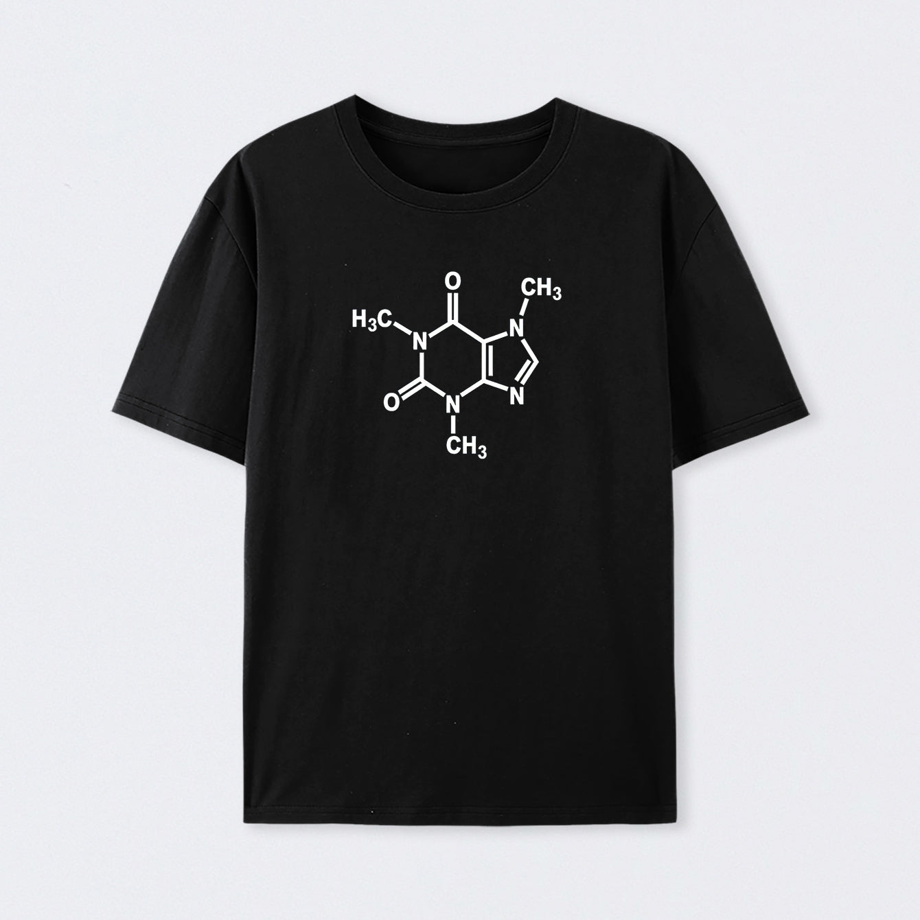 Caffeine Molecule Arm T-Shirt