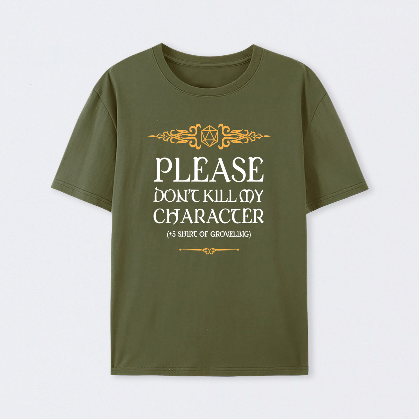 Groveling D20 Dice Tabletop RPG Addict T-Shirt