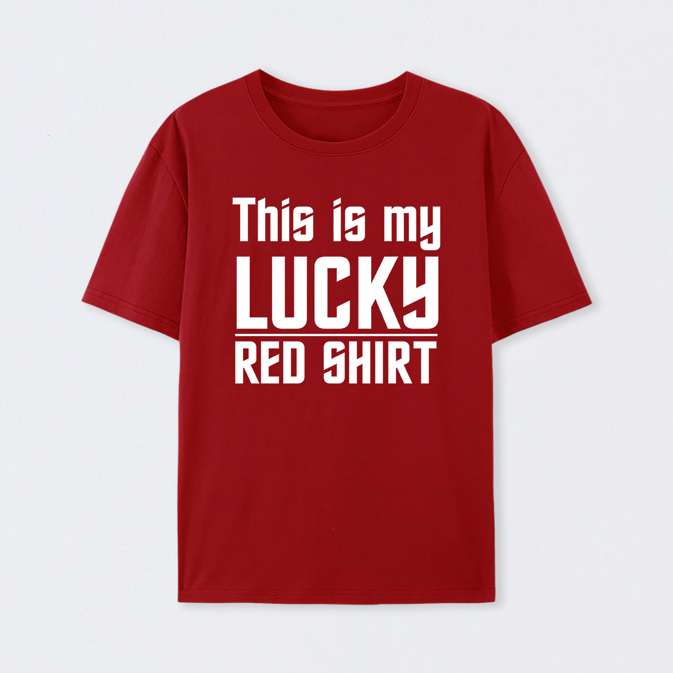 The Original Series This Is My Lucky Red Shirt T-Shirt