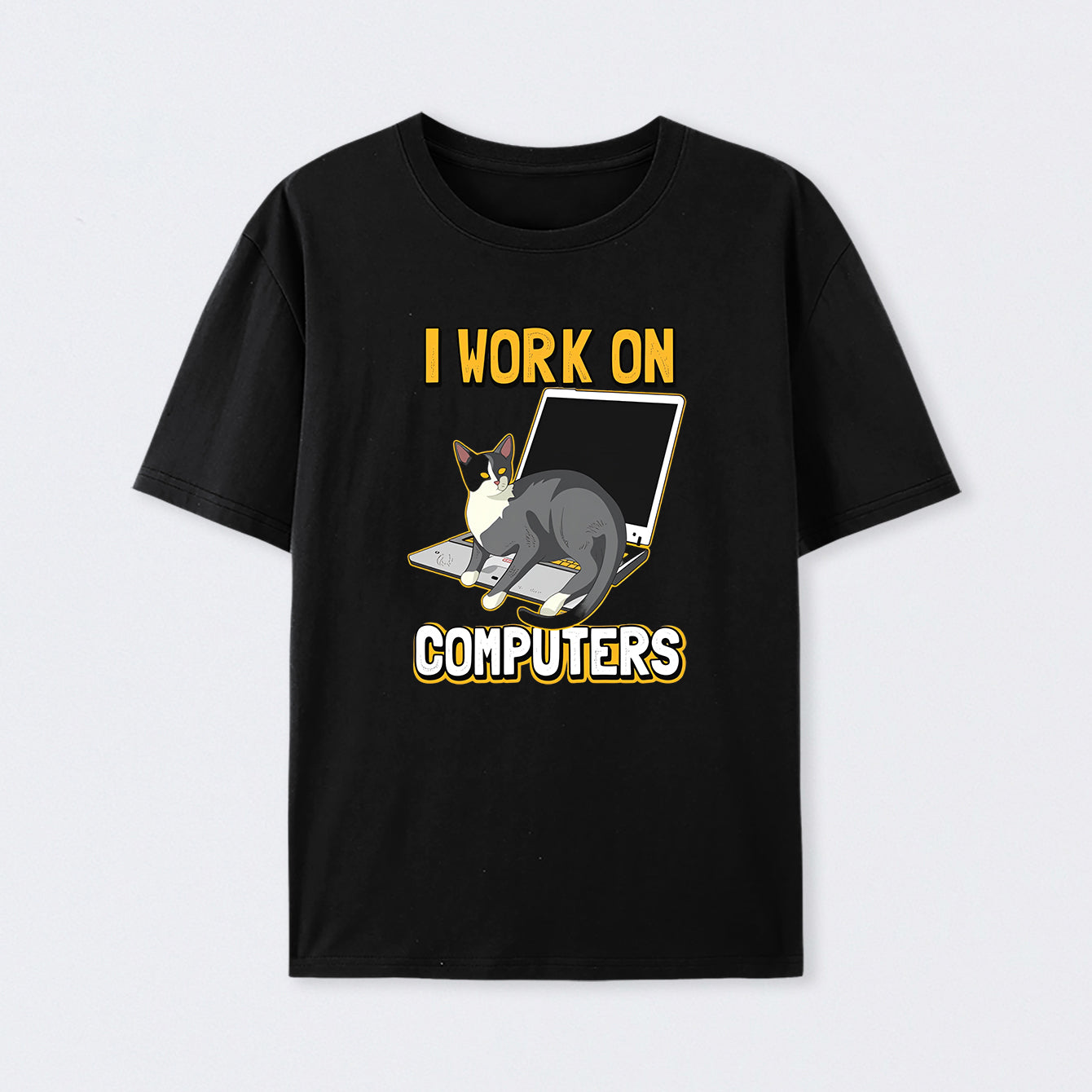 Funny cat of a computer scientist T-Shirt
