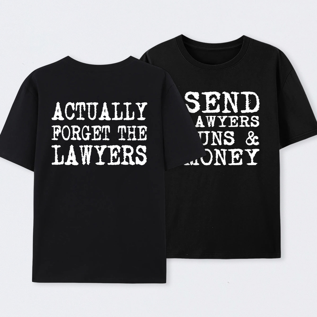 Legal Recall Front and Back Printed T-Shirt