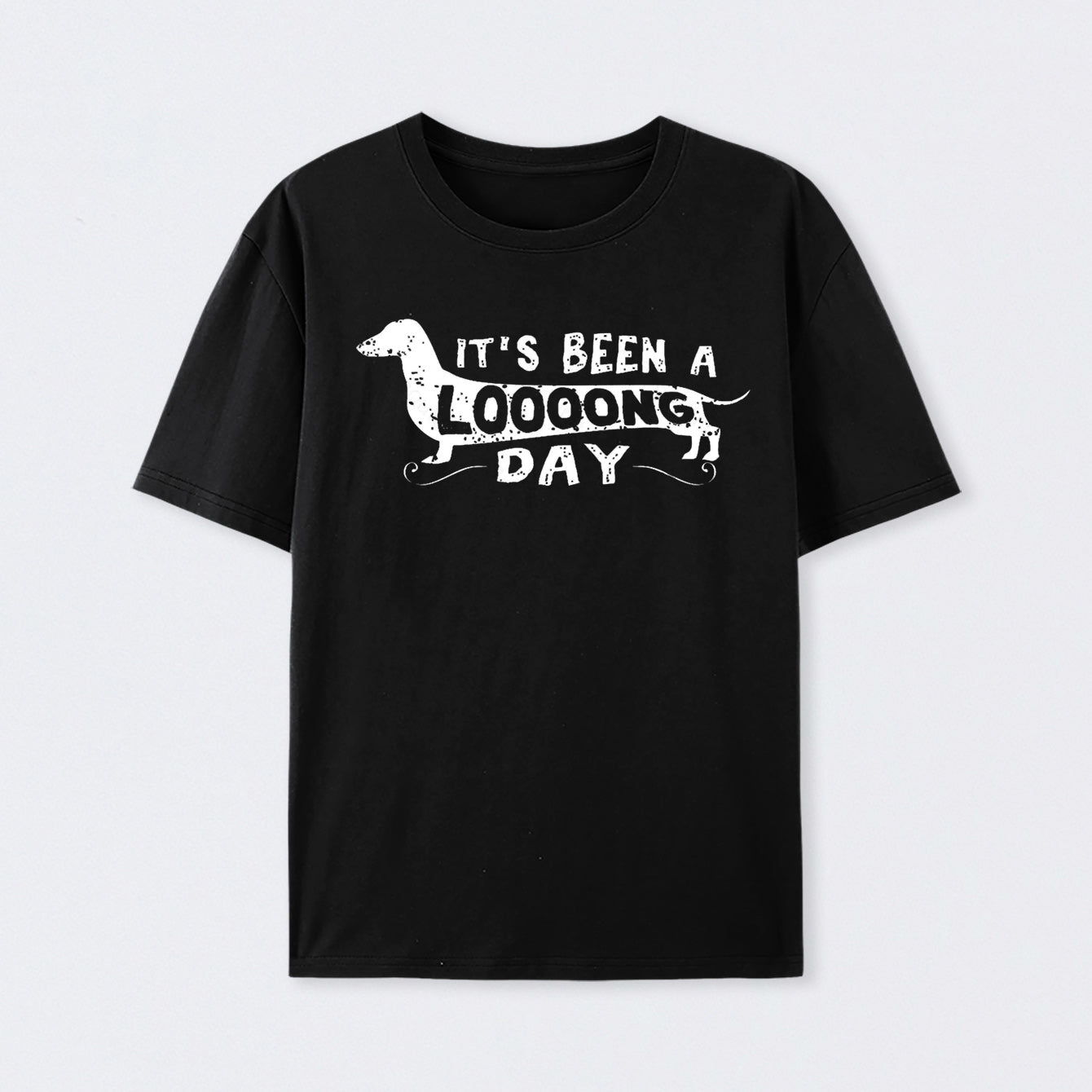 Dachshund Dog Its Been a Long Day Geek T-Shirt