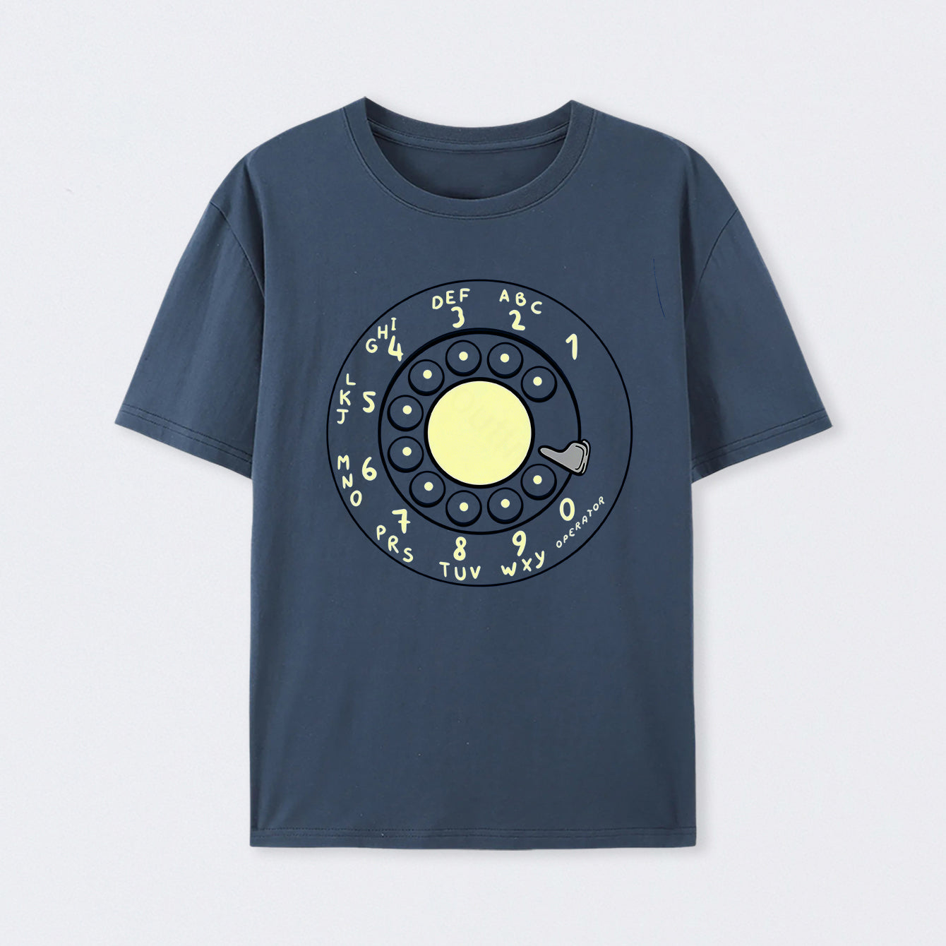 Rotary Dial Vintage Cotton Unisex Geek T-Shirt