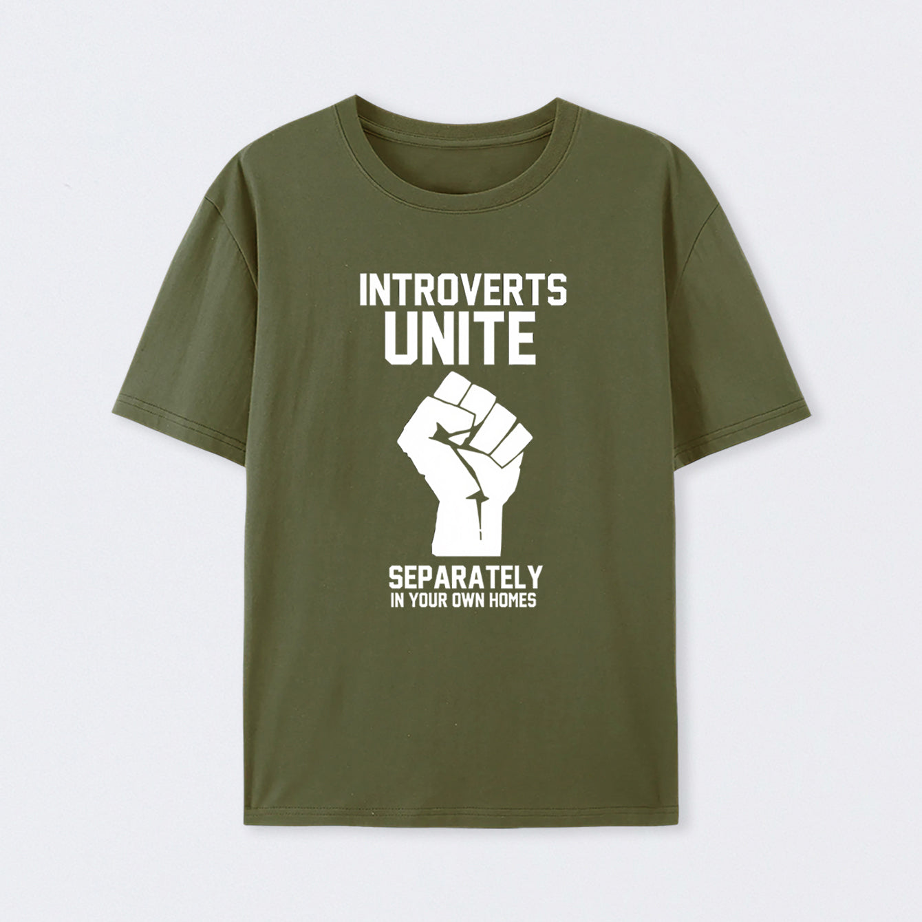 Introverts Unite Cotton Unisex Geek T-Shirt