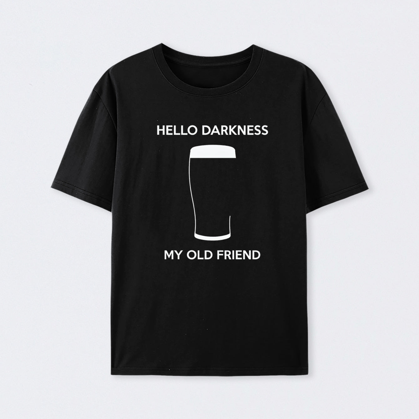 Hello Darkness My Old Friend Nerdy Graphic Cotton Unisex Geek T-Shirt