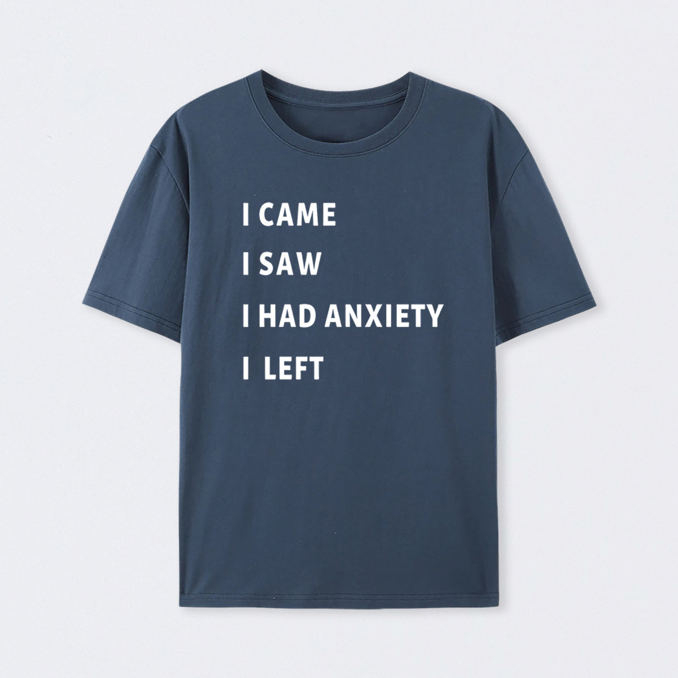 Anxiety Cotton Unisex Geek T-Shirt