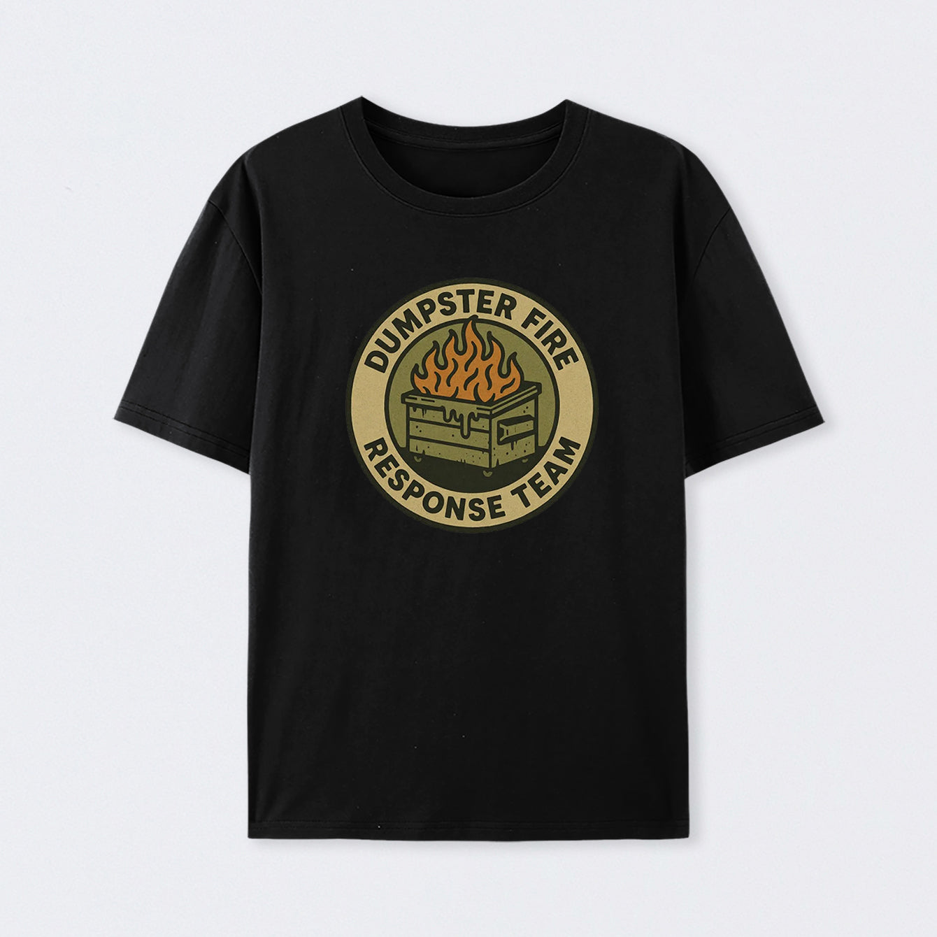 Dumpster Fire Response Team Cotton Unisex Geek T-Shirt