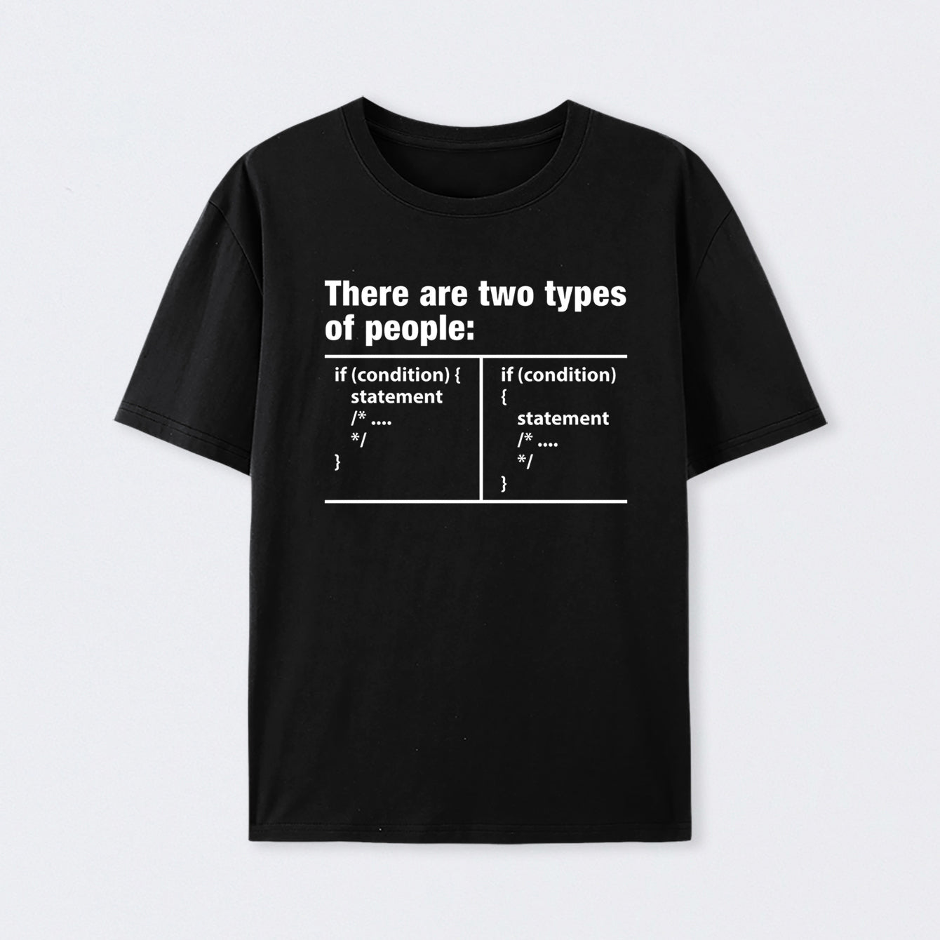 There Are Two Types Of People Code T-Shirt