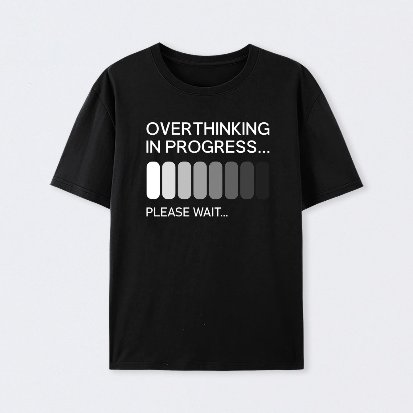 Overthinking in Progress Cotton Unisex T-Shirt