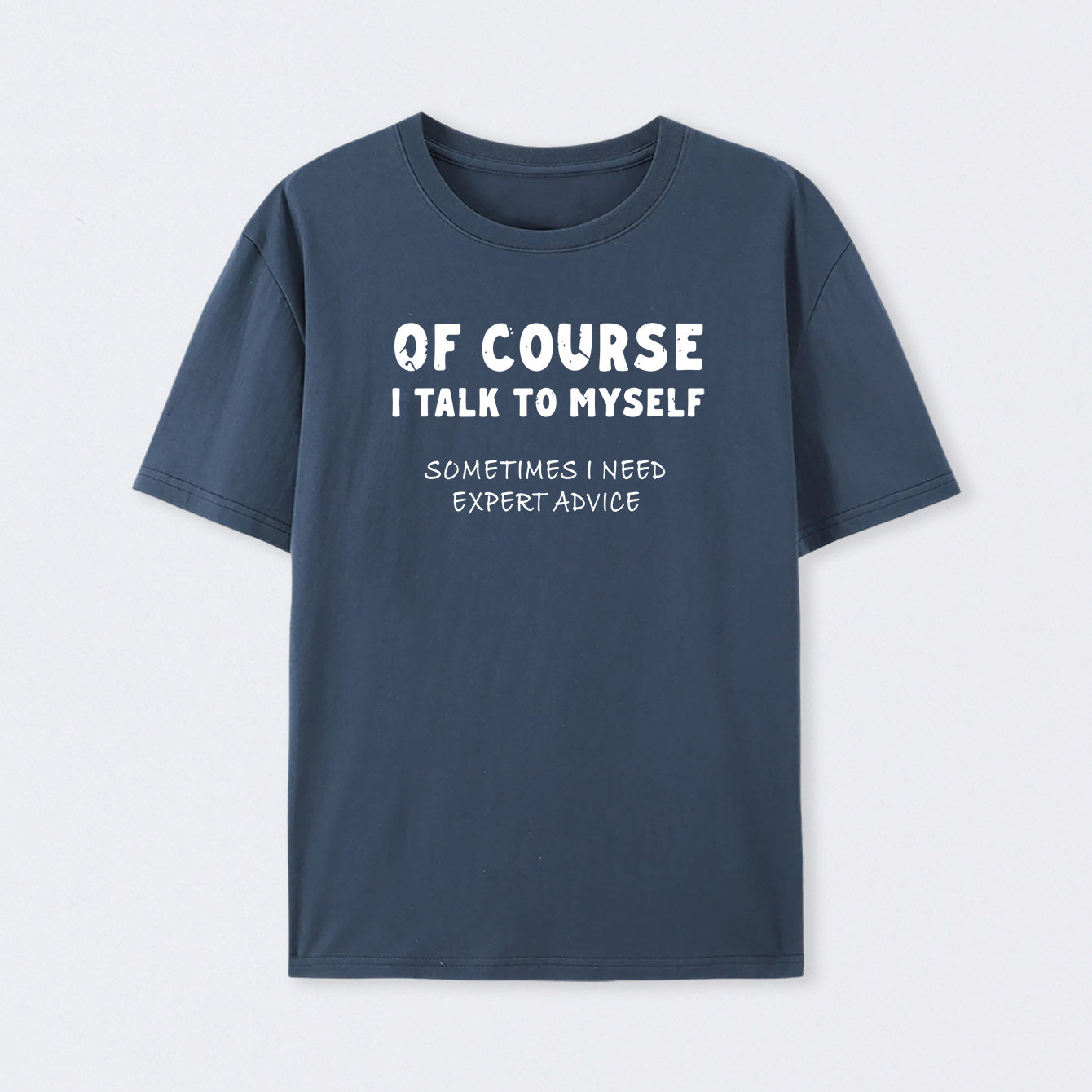 Talk To Myself Cotton Unisex T-Shirt