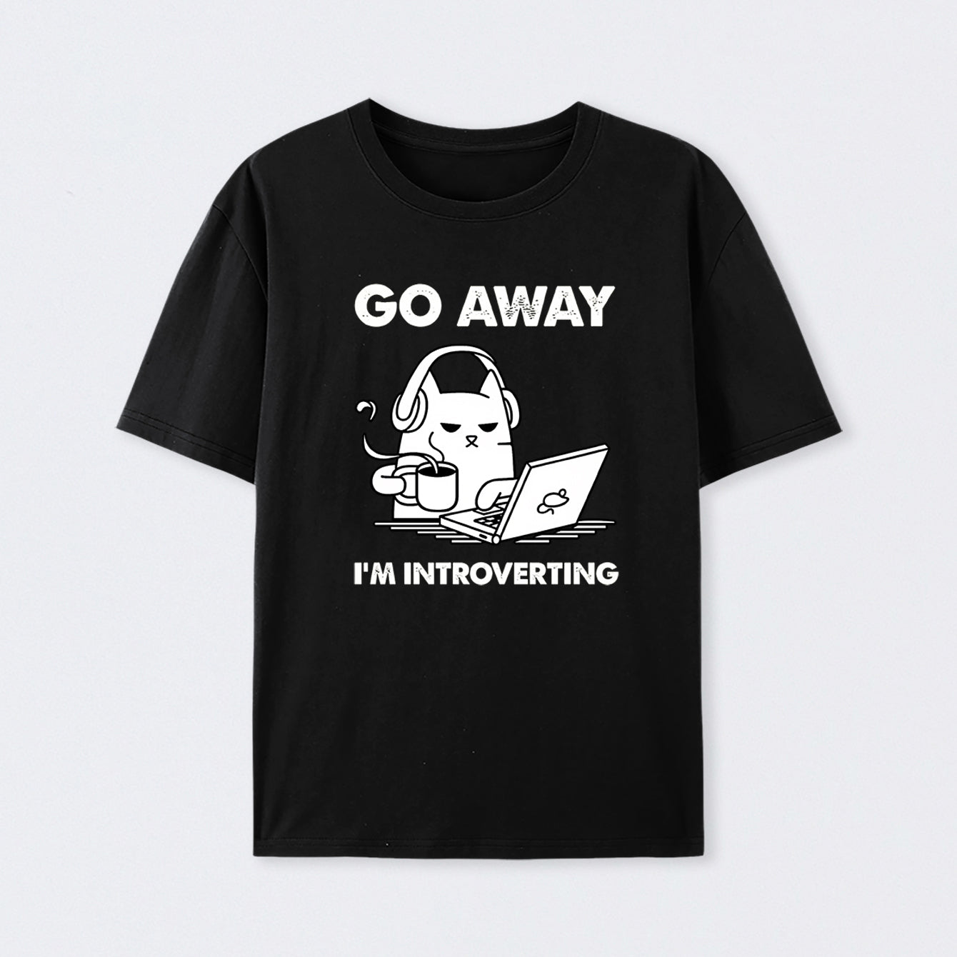Go Away I'm Introverting Cotton Unisex T-Shirt