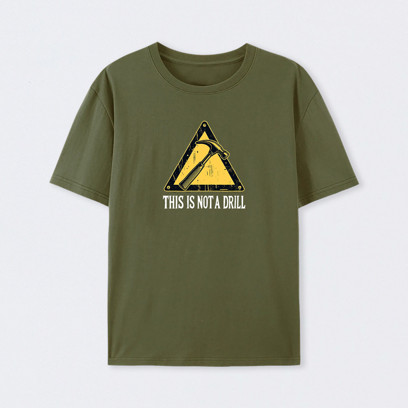 Warning This Is Not A Drill Cotton Unisex T-Shirt