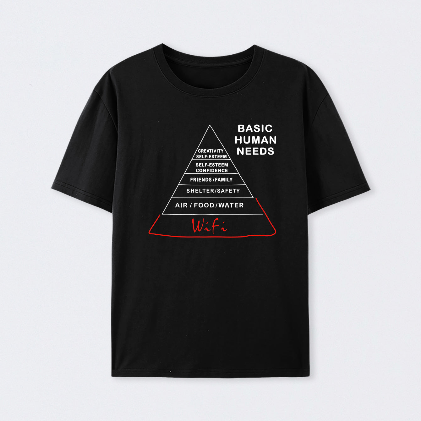 Human Needs Wifi T-Shirt