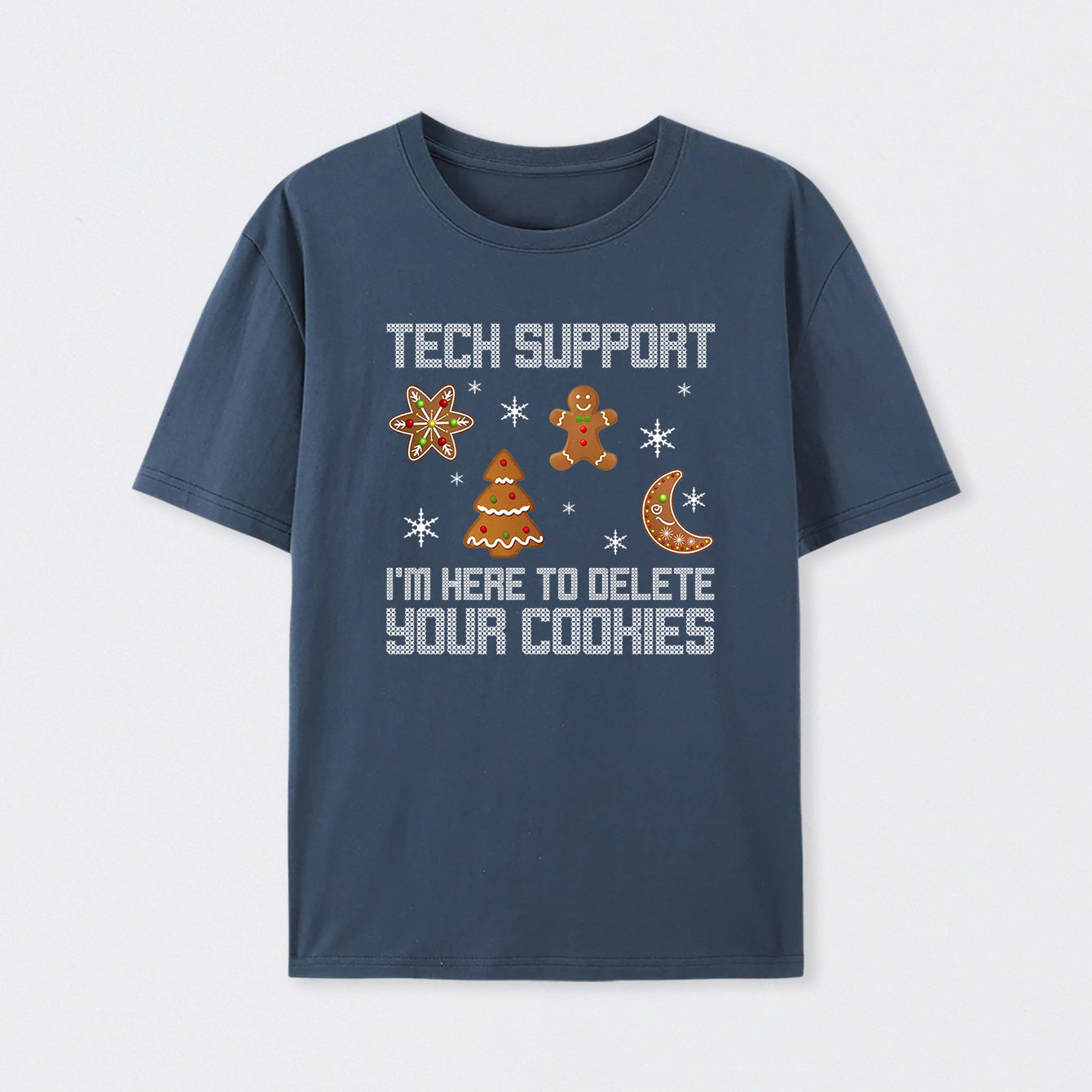 Funny Christmas Tech Support Computer Programmer T-Shirt