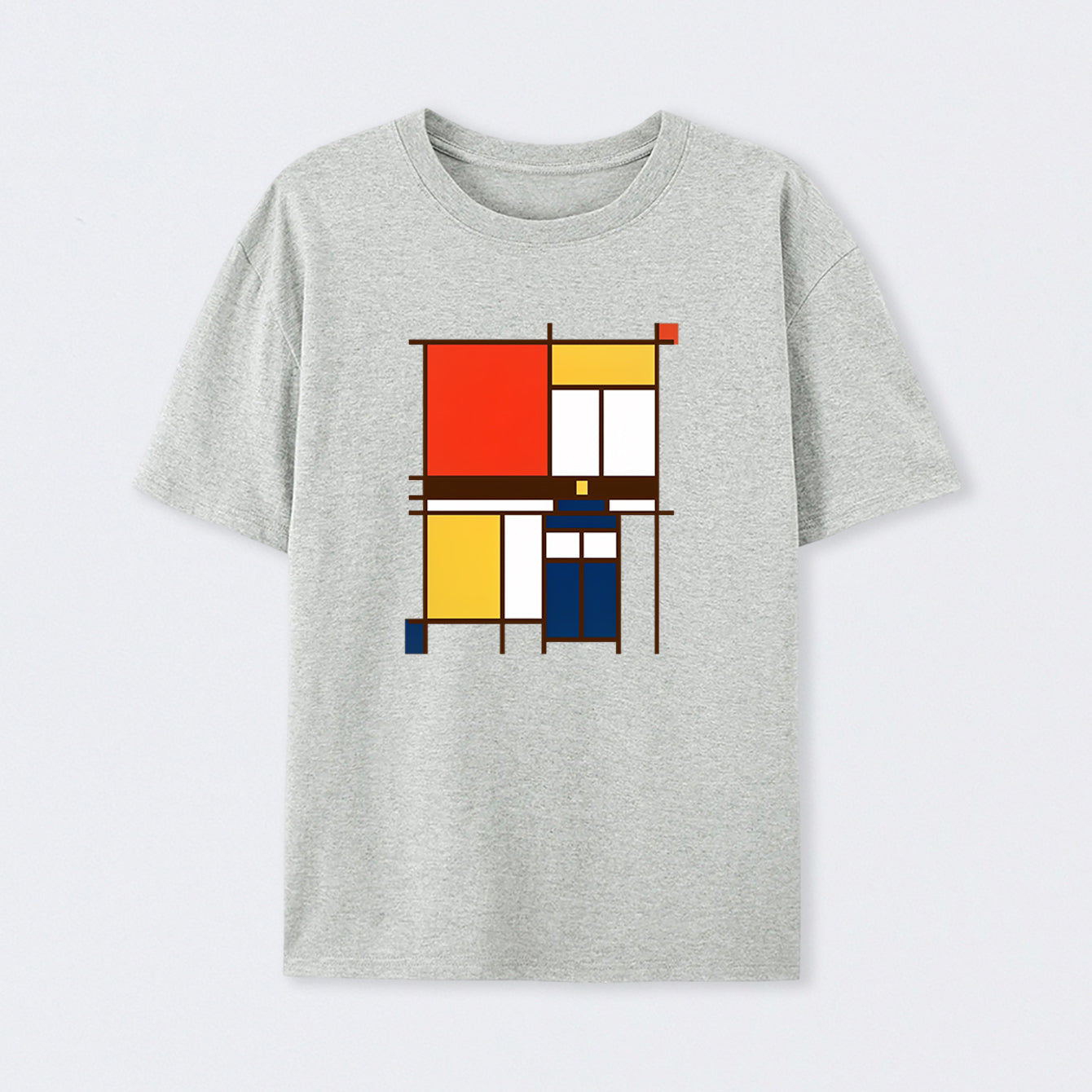 Mondrian Who Geek T-Shirt