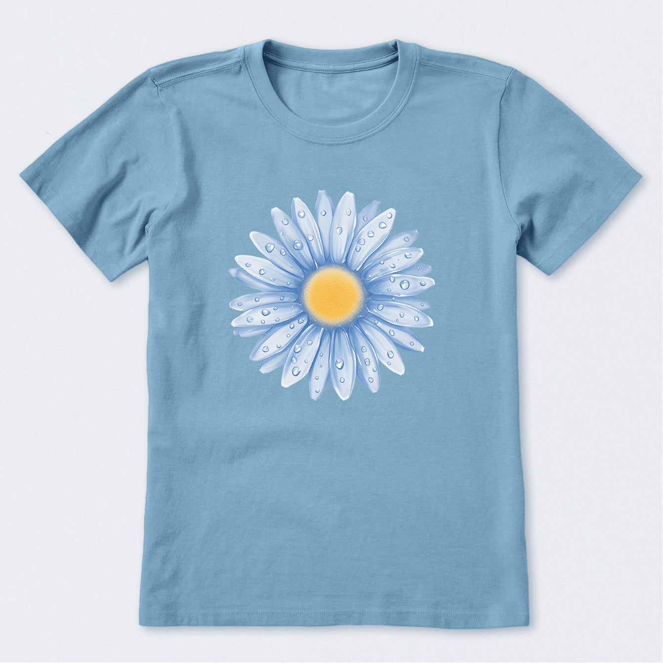 Watercolor Daisy Short Sleeve T-Shirt