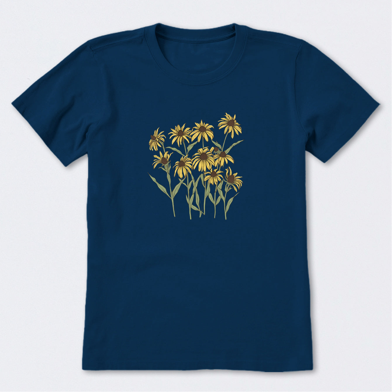 Wild Black Eyed Susans Short Sleeve T-Shirt