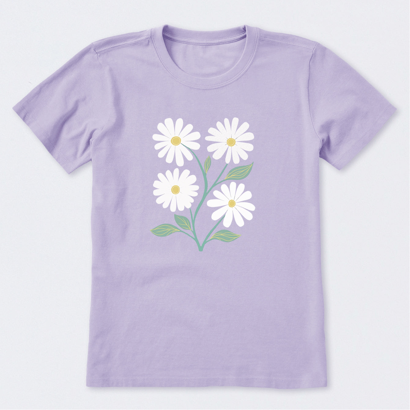 Four Flowers Short Sleeve T-Shirt
